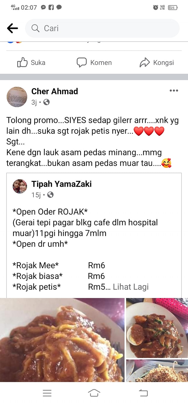 ROJAK Bentayan MUAR