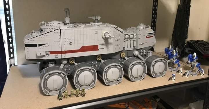 Clone Turbo Tank MOC Star Wars - Set Da 903 Pezzi, Compatibile LEGO, NUOVO