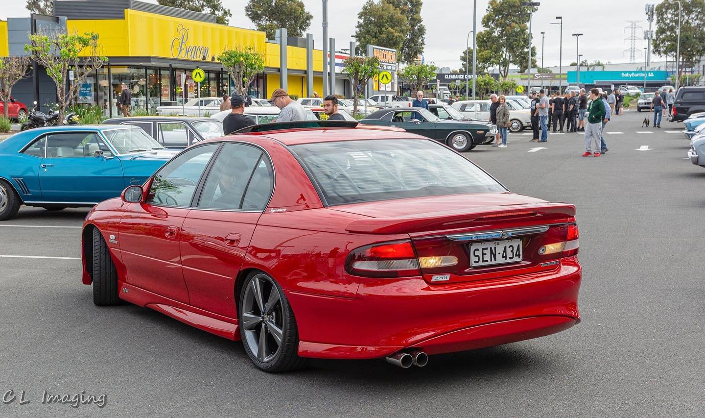 VT Senator in red. A rare sight 👌 .... - Aussie Street Scene