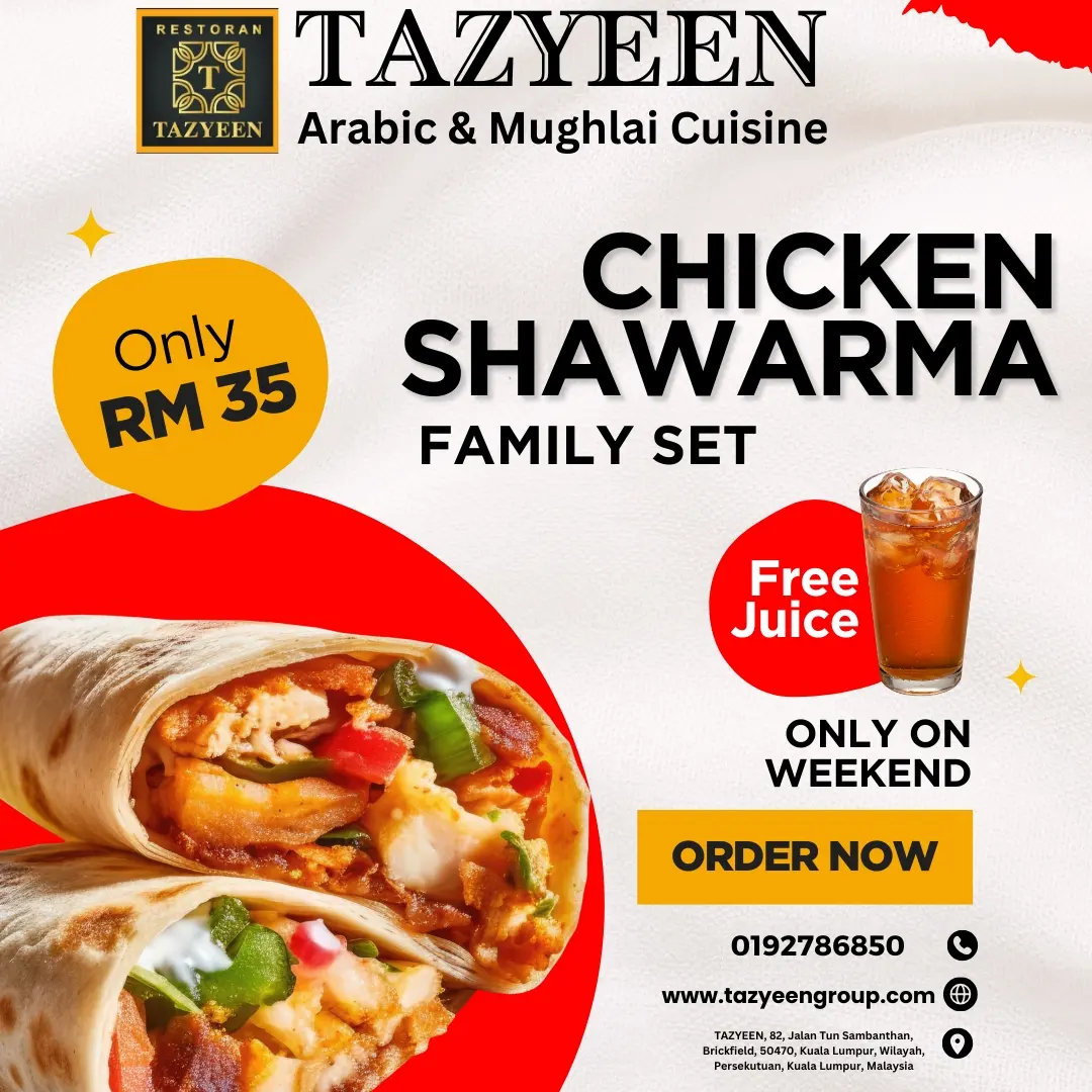 TAZYEEN Arabic & Mughlai Cuisine | Kuala Lumpur