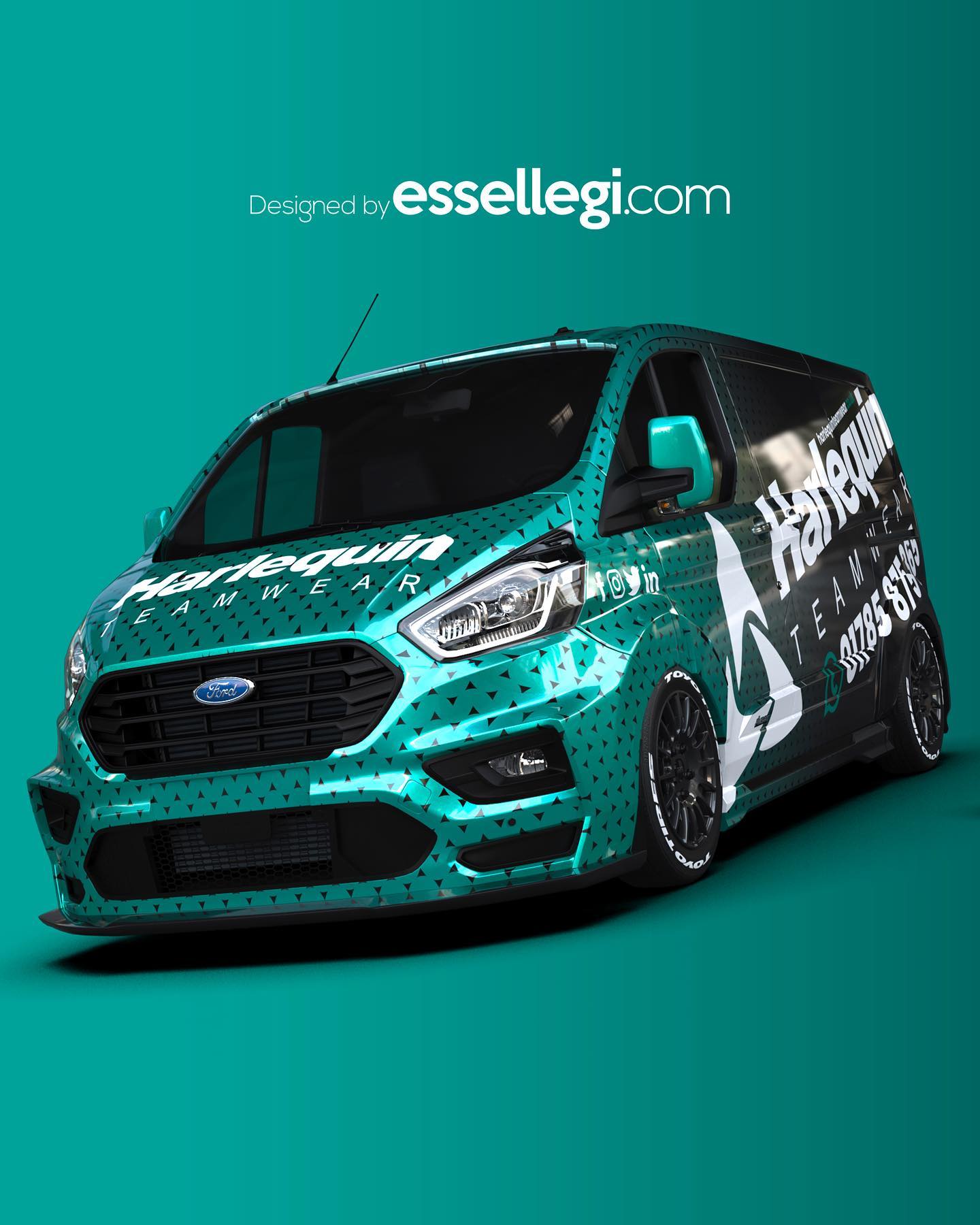 essellegi.com - Ford Transit Custom MS-RT // Wrap design...