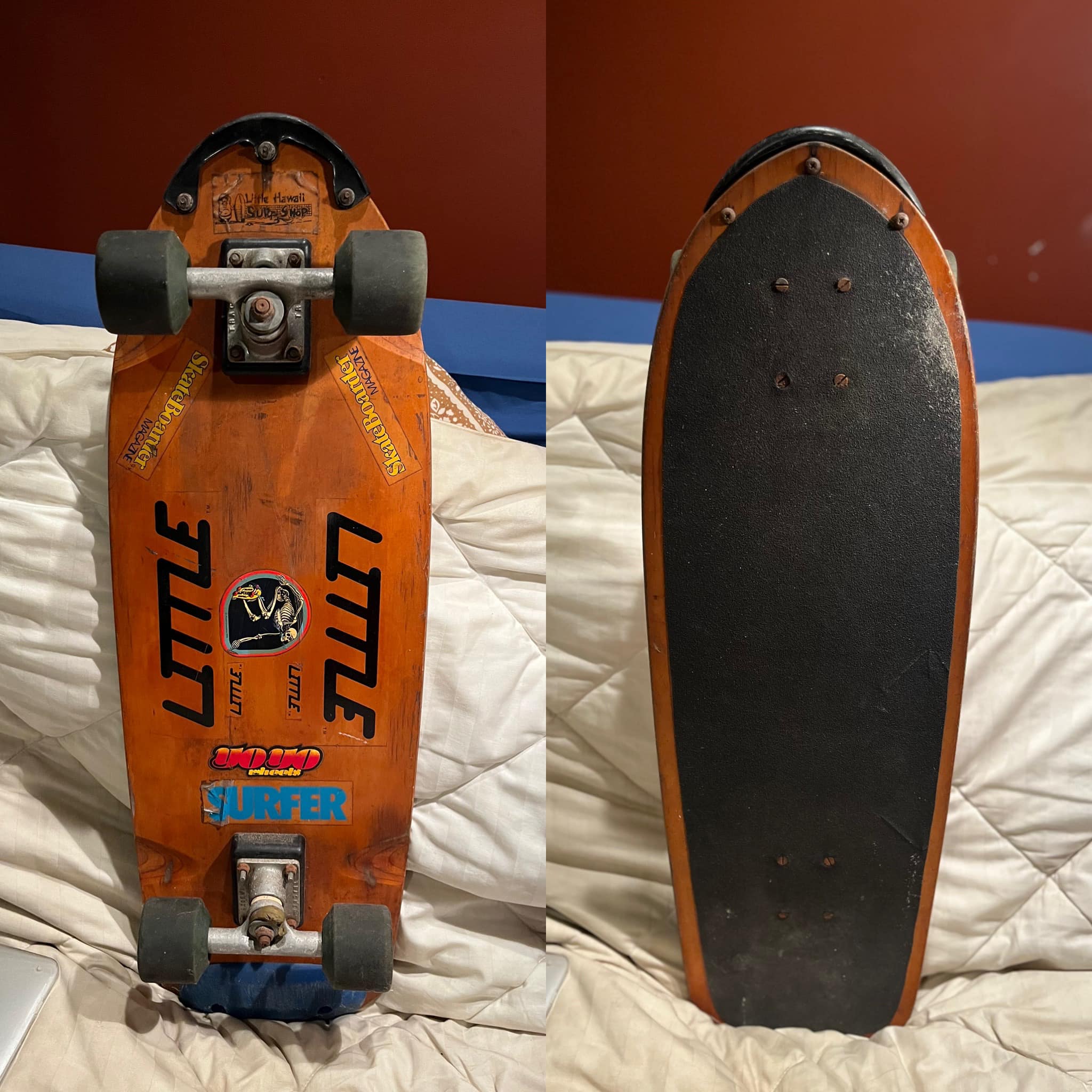 Does anyone else have a Bobby Little skateboard board?