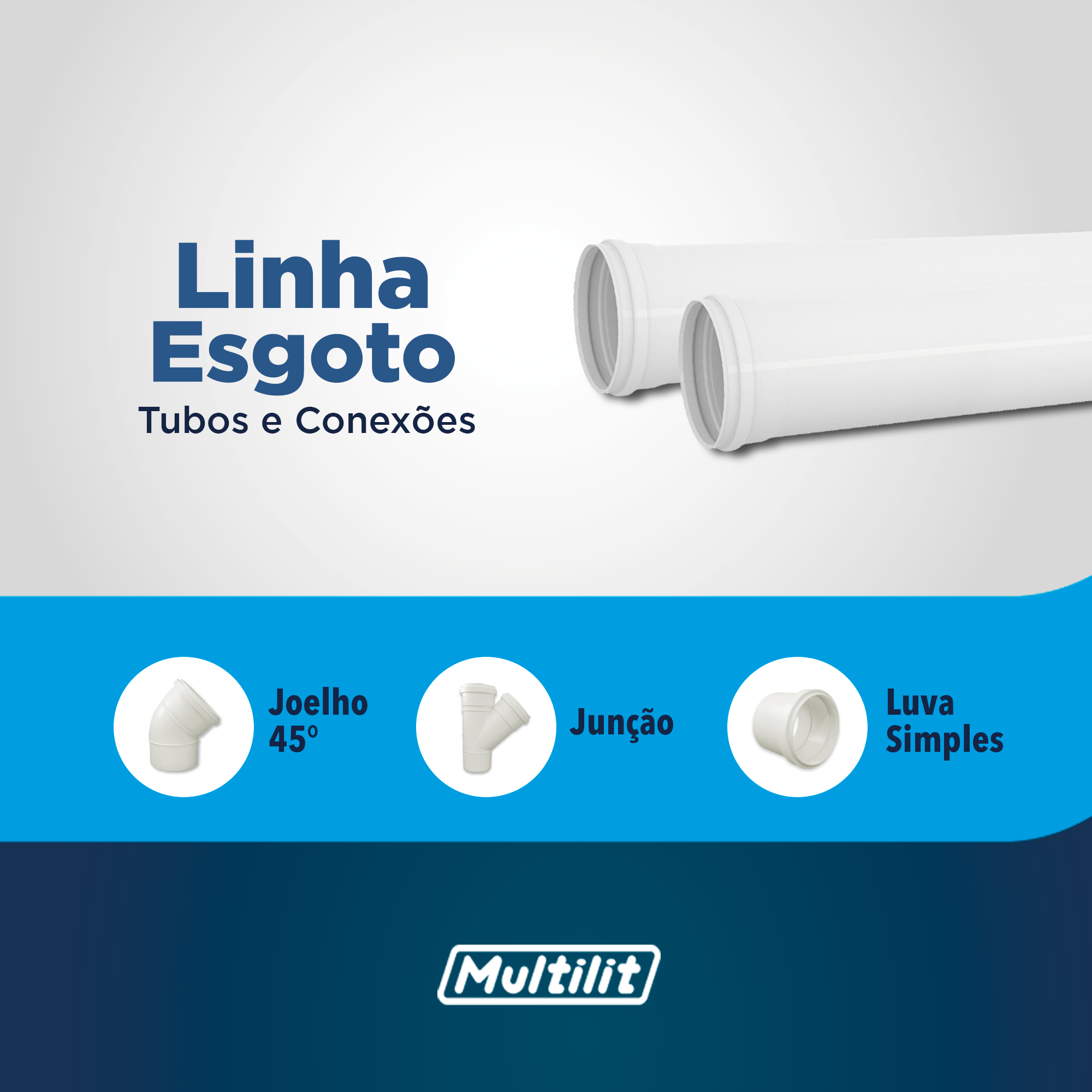 Multilit - A linha de Esgoto Multilit é aplicada no... | Facebook