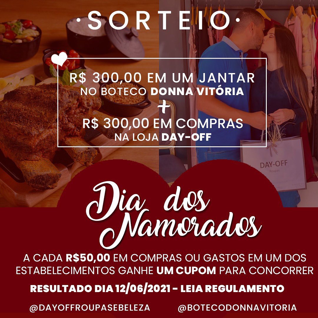 DAY OFF Roupas e Beleza - Eu ouvi *SORTEIO*? 🍀 . Em parceria com o ...