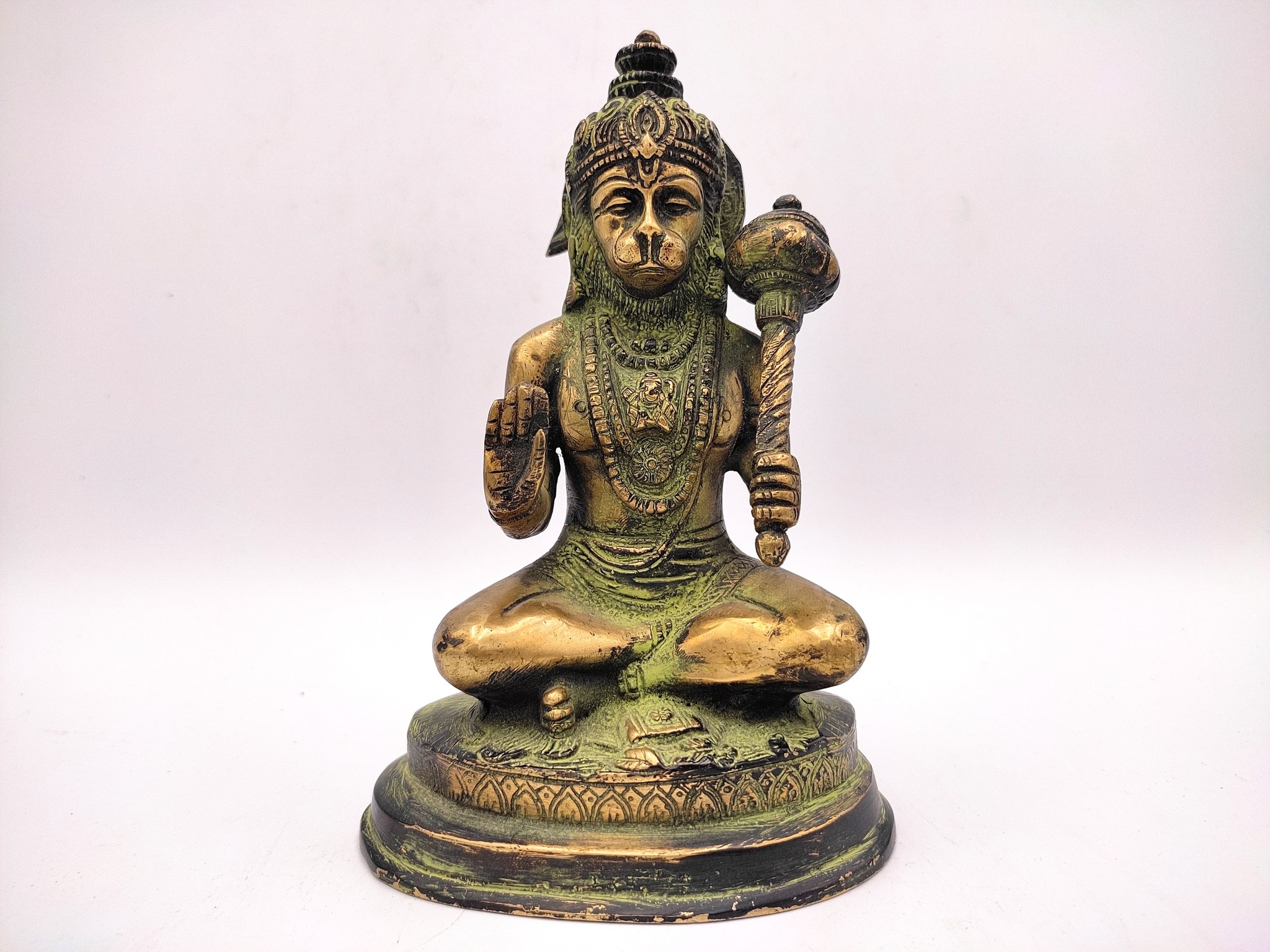 Statue En Bronze De Hanuman - Inde, XVIIIe Siècle - Pièce Originale Authentique