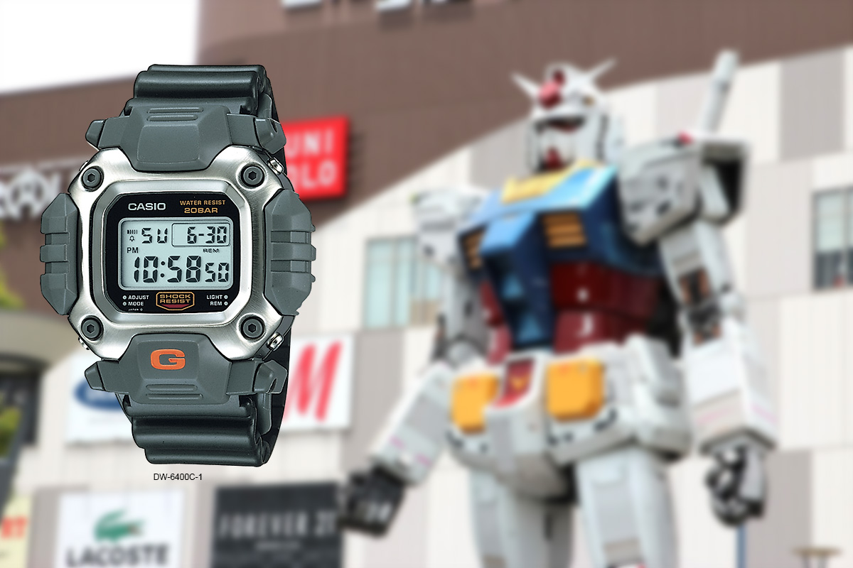 Casio - G-SHOCK DW-6400C-1V (1994) 初代ガンダムモデルFirst Gundam