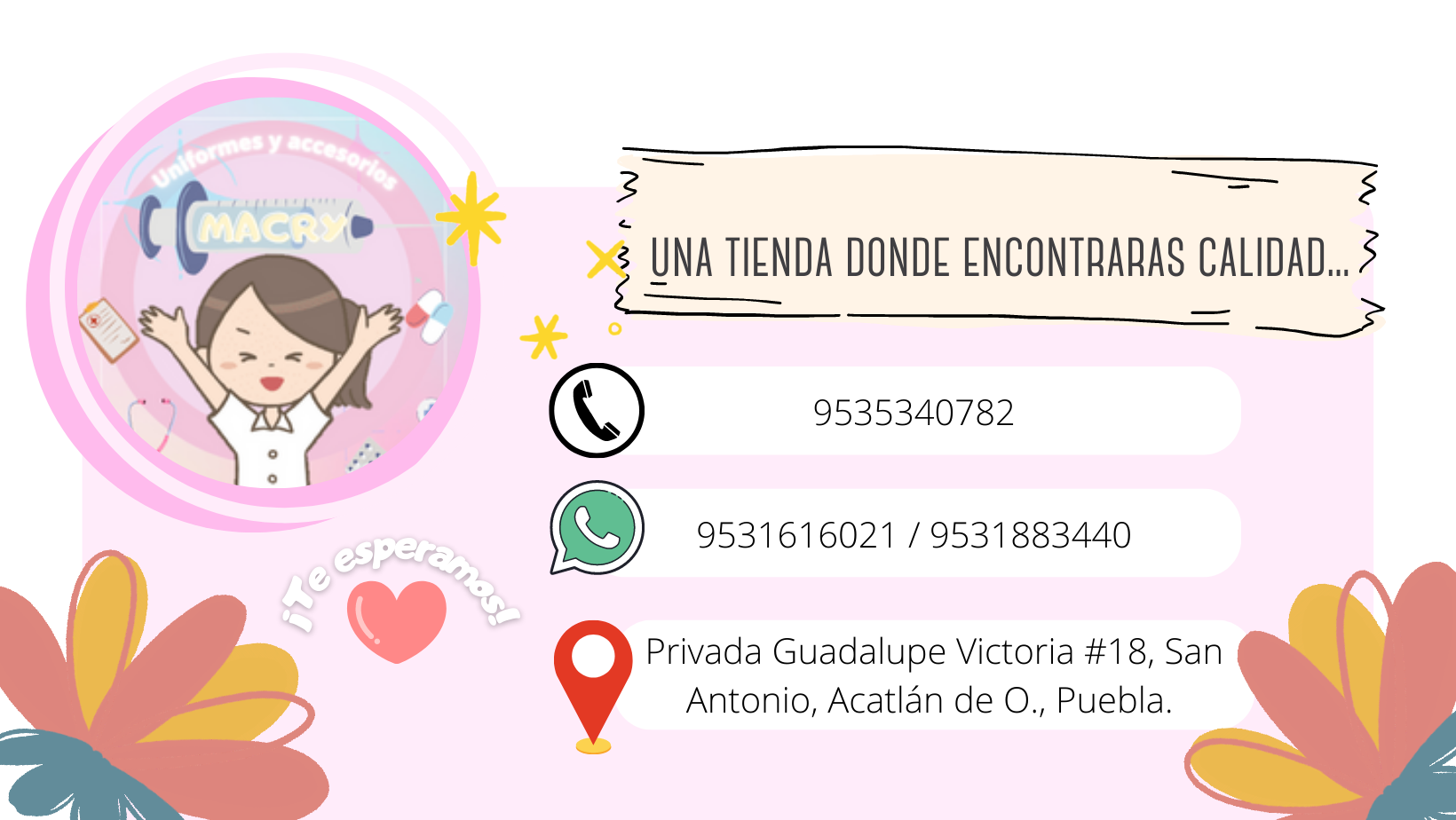 Uniformes y accesorios medicos MACRY | Acatlán de Osorio