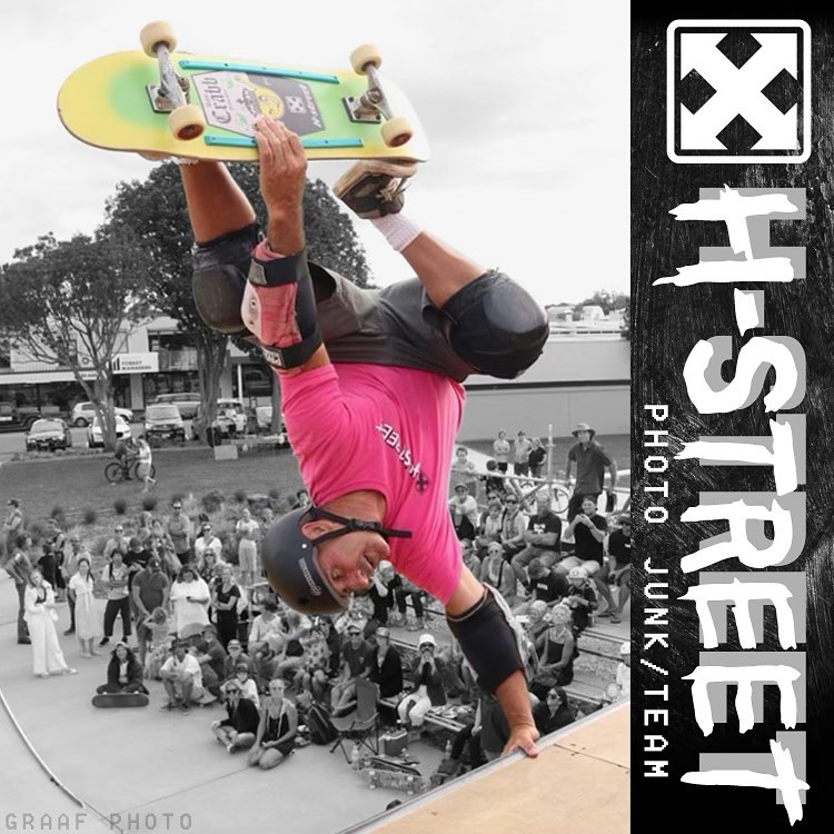 Dave Crabb skates with broken ribs on H-Street re-issue deck