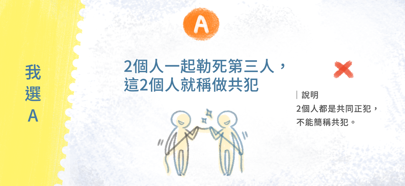 法律百科 Legispedia - 實行犯罪的行為人有2人以上，就稱為共同正犯。但要注意的是，共同正犯不能簡稱為「共犯」，因為刑法上的共犯是指 ...