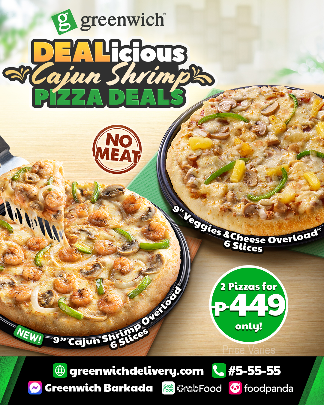 Meat-free Fridays made delicious with our DEALicious Cajun Shrimp