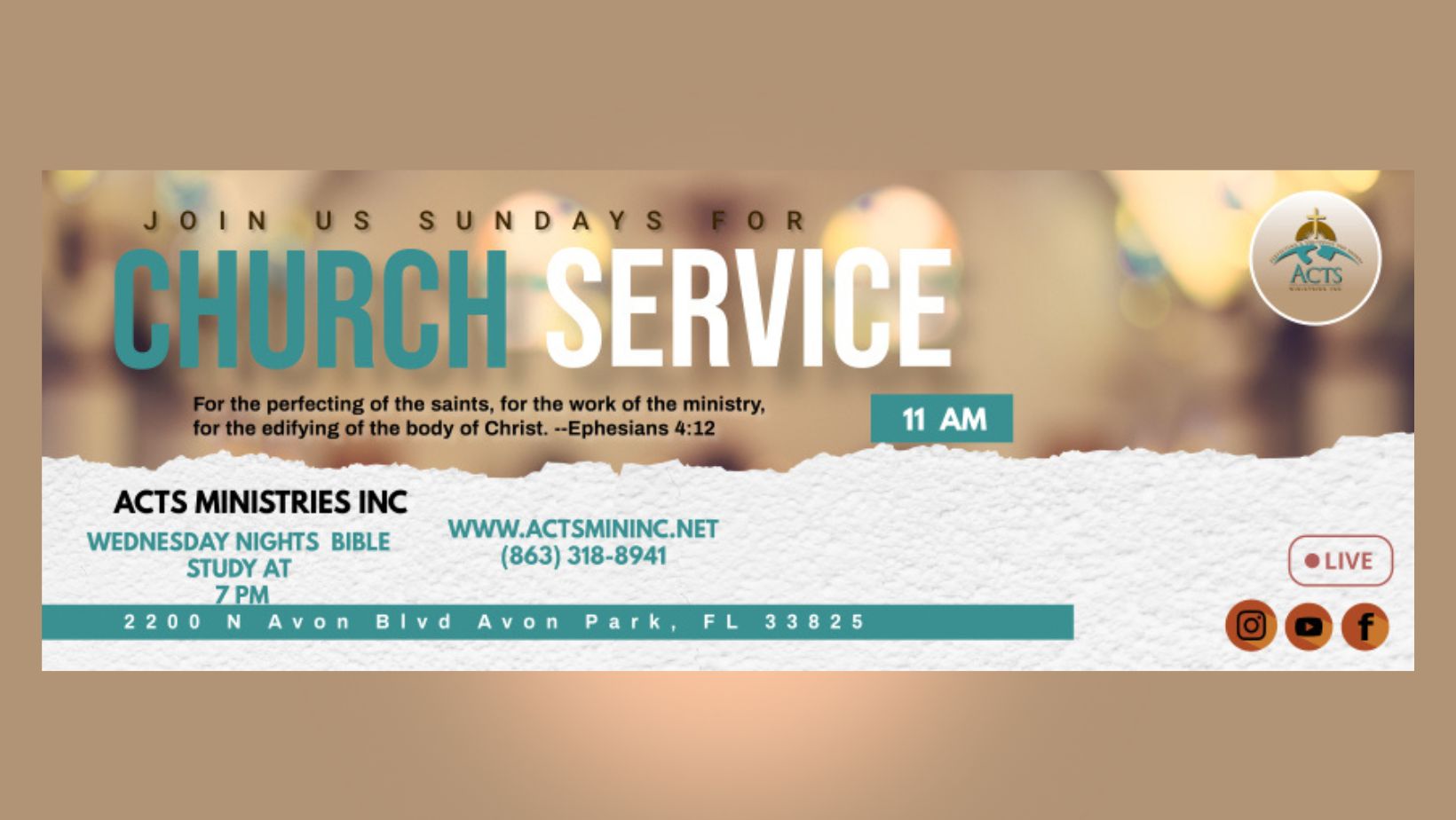 ACTS MINISTRIES, INC. | Eagle Lake FL