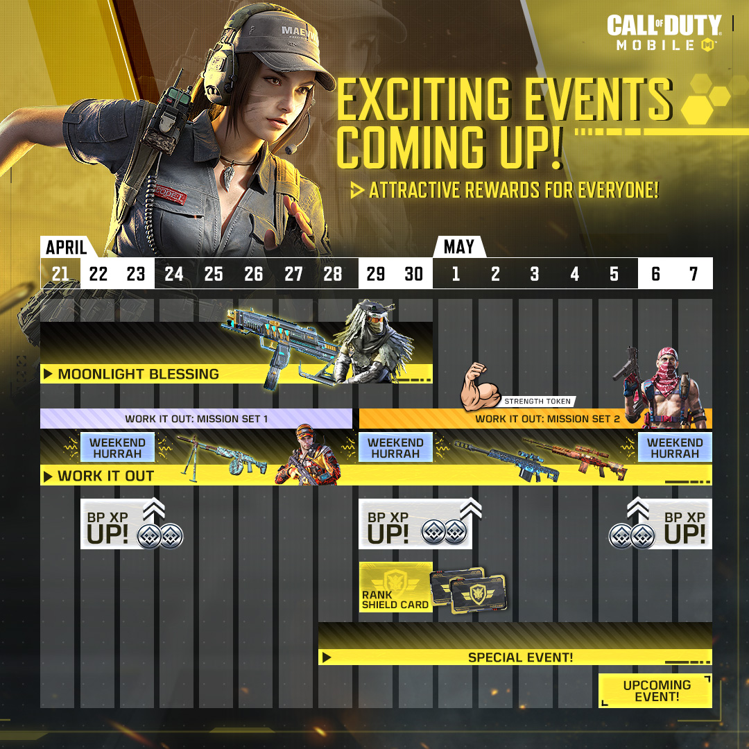 Garena Call of Duty Mobile - 🎉📅🎁 2 WEEK EVENT CALENDAR! 🎁📅🎉 Holidays ...