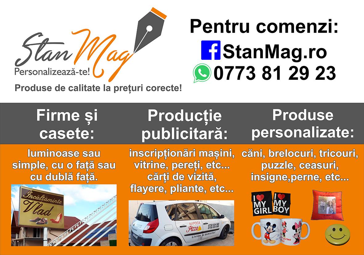StanMag.ro - Personalizari, Productie publicitara, Grafica