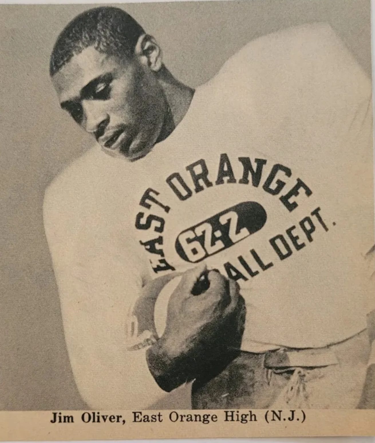 East Orange, New Jersey Jim Oliver East Orange High School 1963