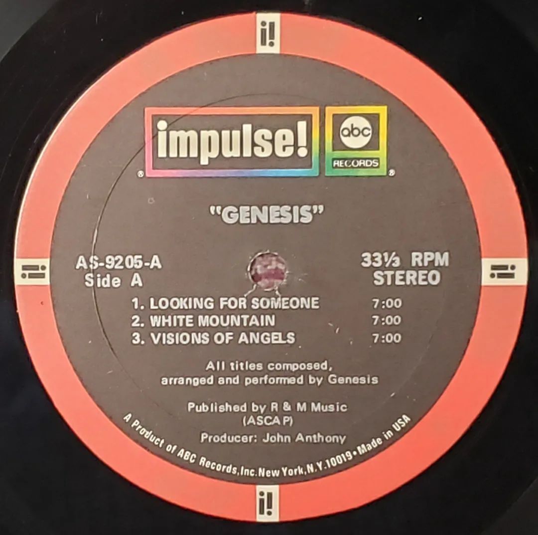 Genesis - Trespass Impulse! records 1970 @gerosarecords