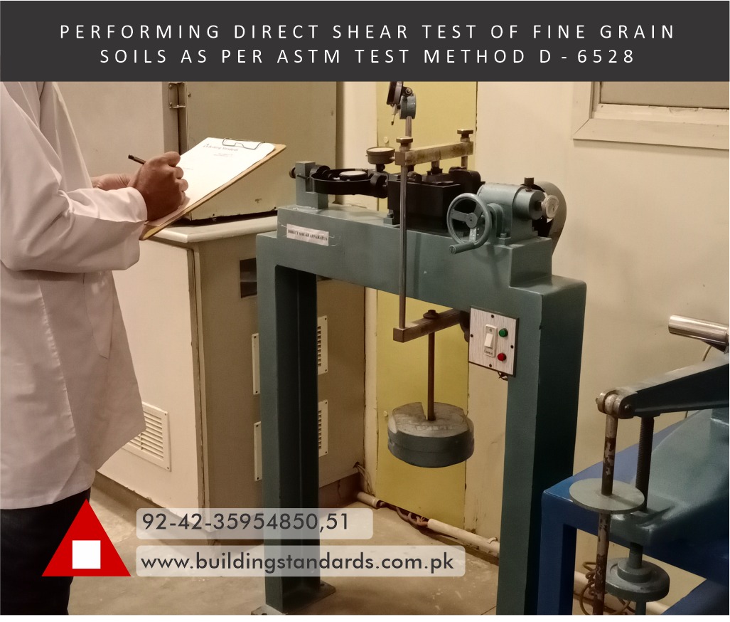 Building - PERFORMING DIRECT SHEAR TEST OF FINE GRAIN SOILS AS PER ASTM ...