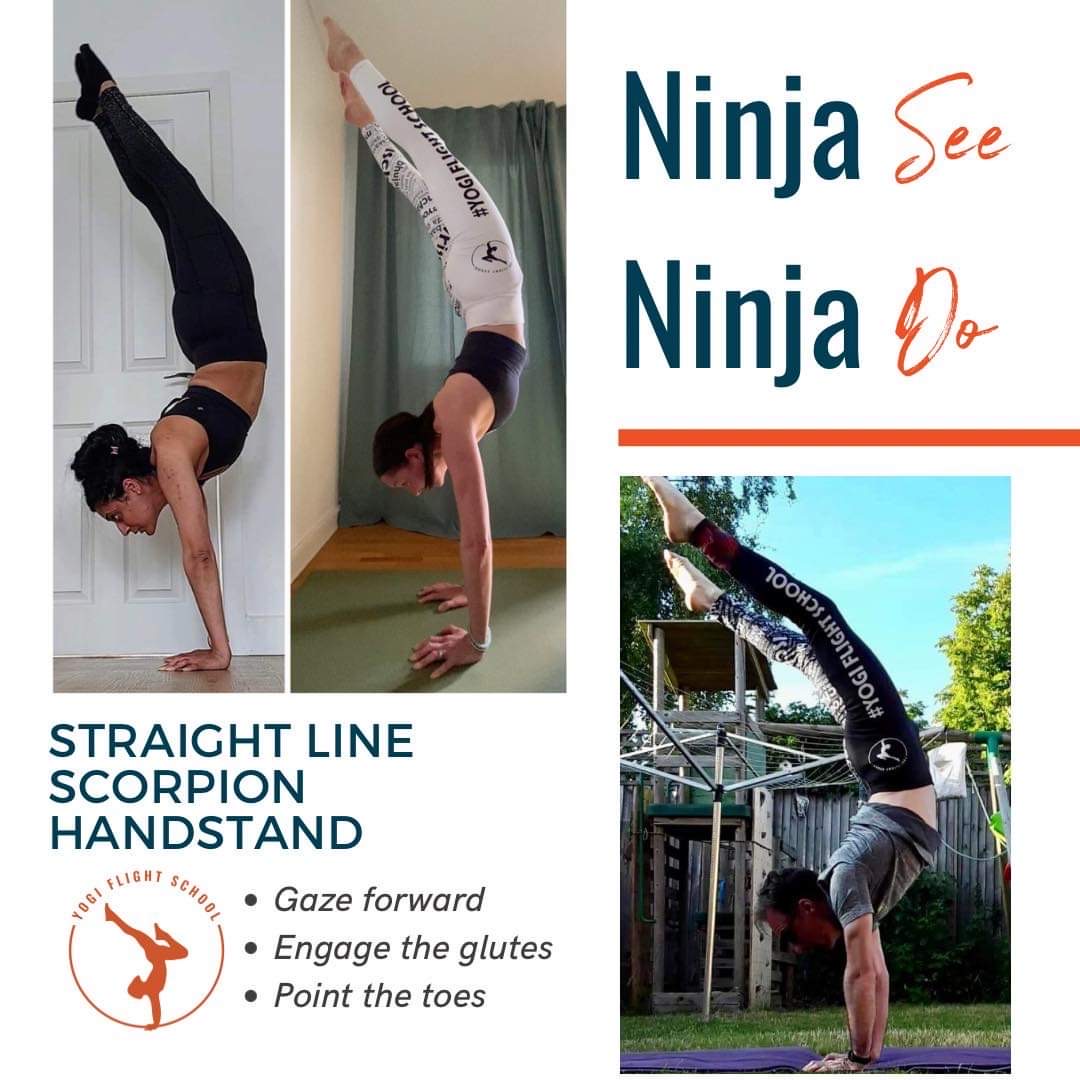 🥷 Ninja see Ninja do challenge! 🥷... - Yogi Flight School | Facebook