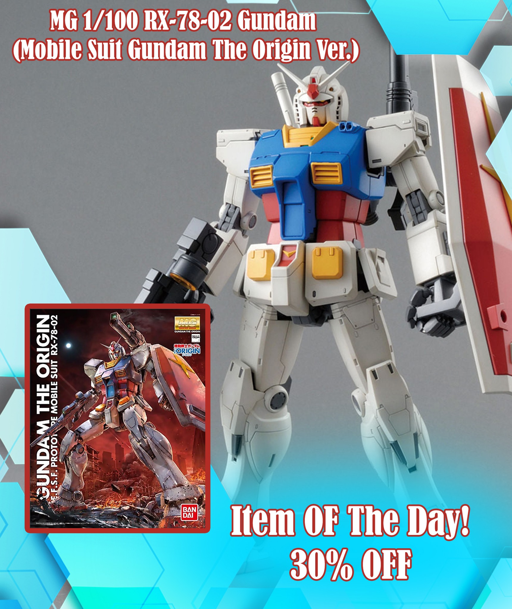 Bandai MG 1/100 RX-78-2 Gundam One Year War version (2007) kit