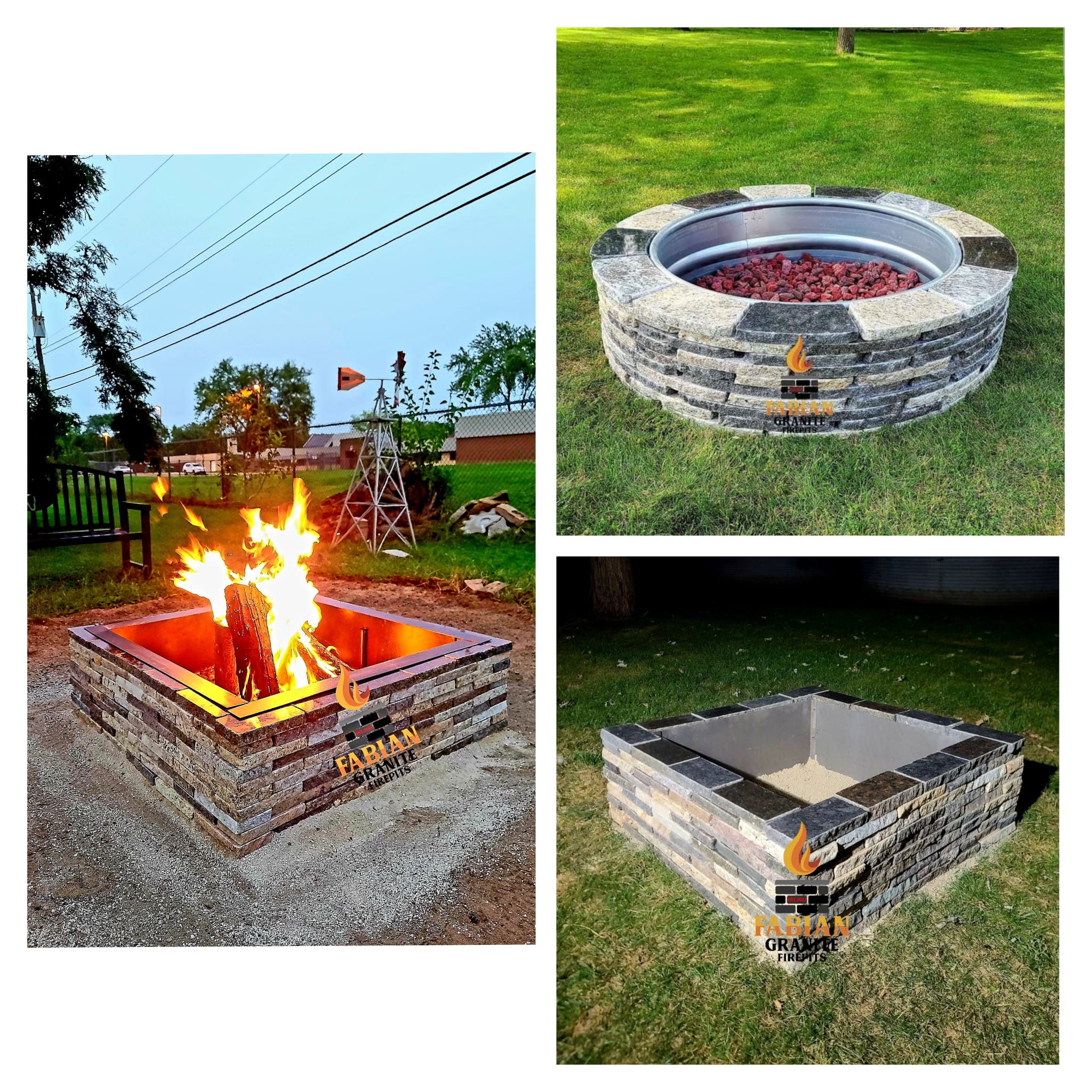 Fabian Granite Firepits
