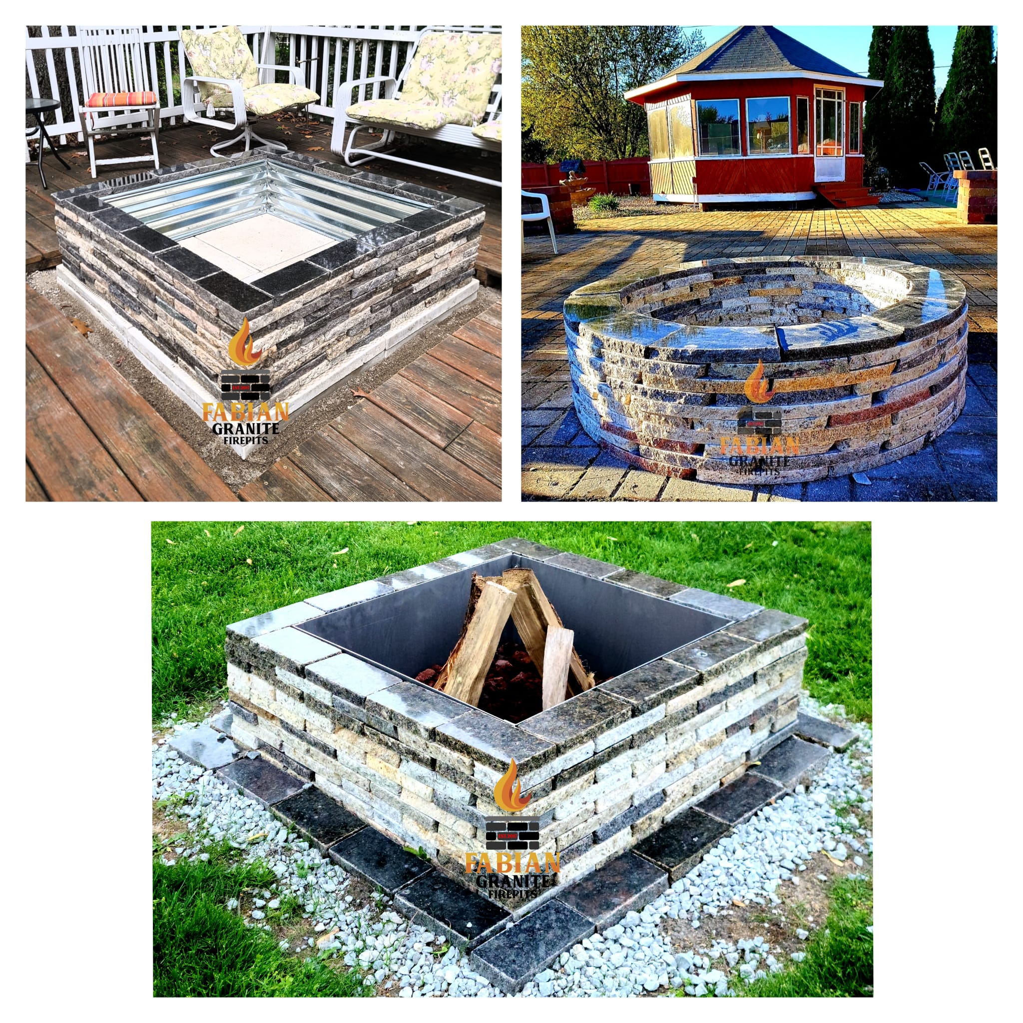 Fabian Granite Firepits
