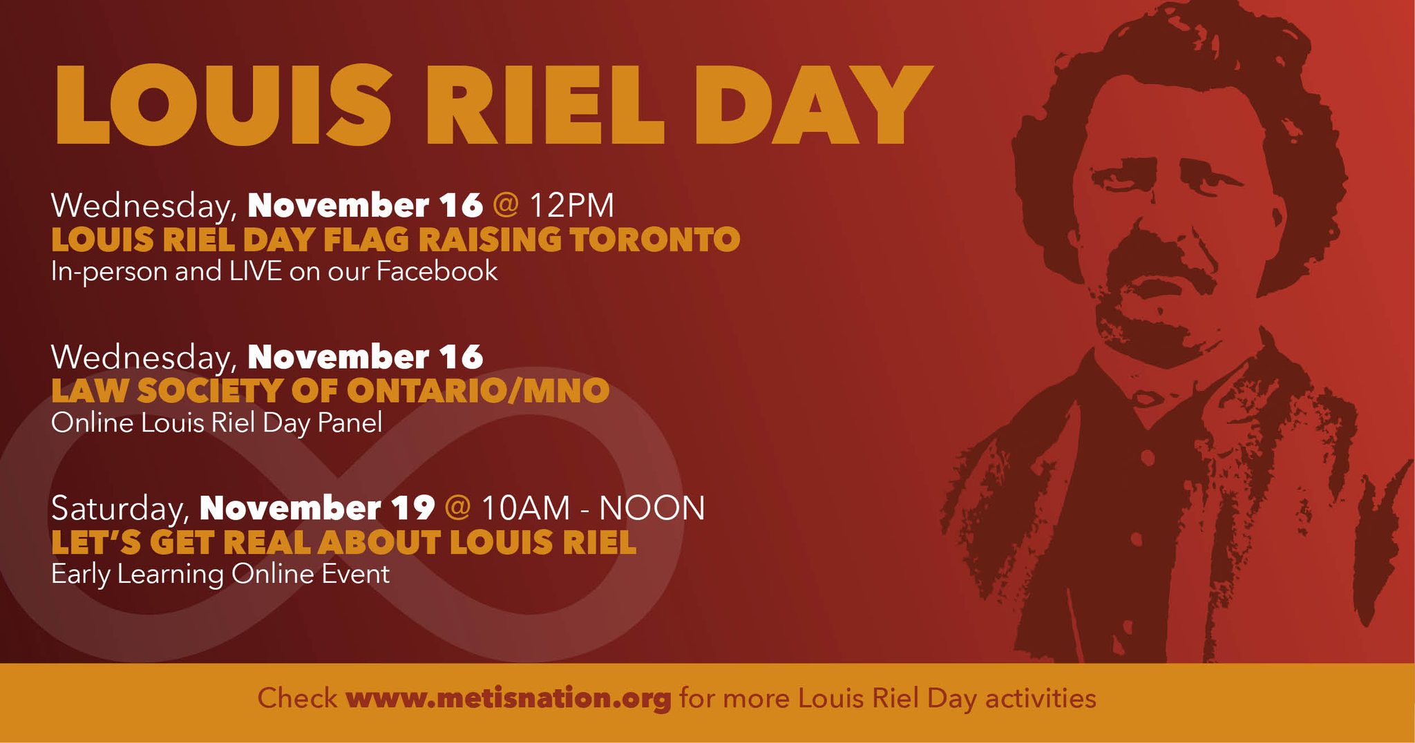 November 16th is Louis Riel Day.... - Métis Nation of Ontario | Facebook
