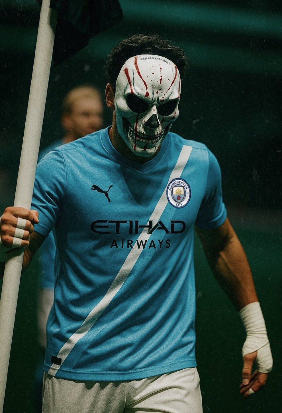 Omar Marmoush in the Manchester City 2025/26 Home Kit! 🔥 The