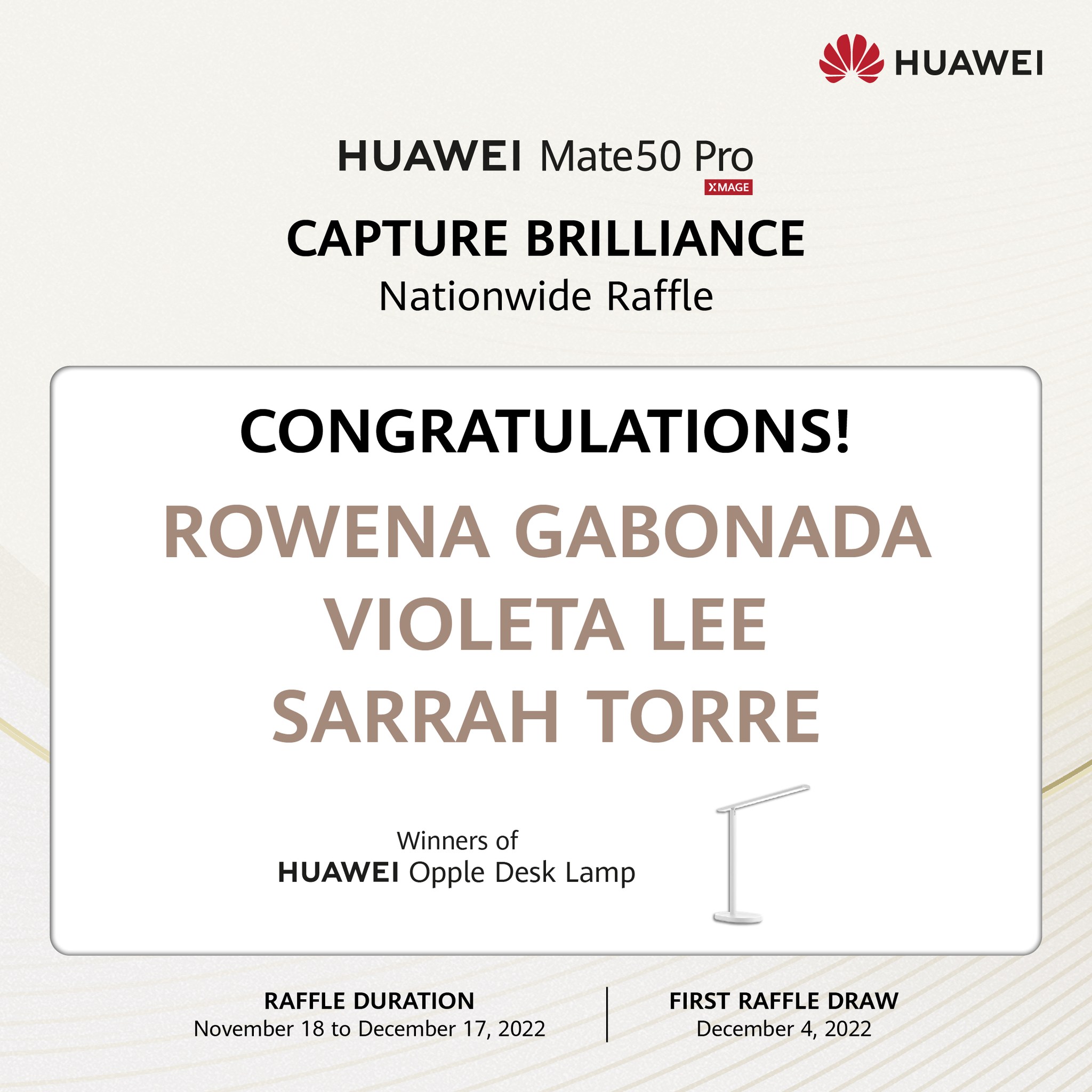 Huawei Mobile - Congratulations to the 1st batch of...