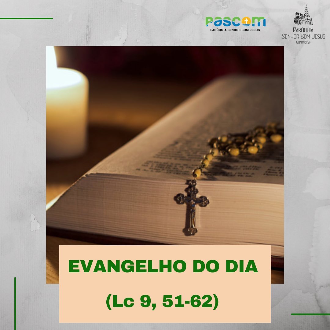 13º Domingo do Tempo Comum... - Paróquia Senhor Bom Jesus