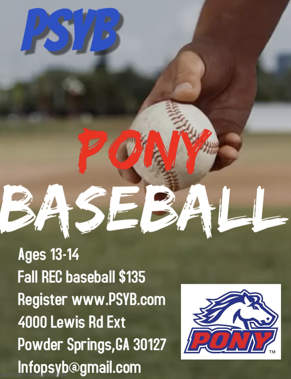 This is a... - Powder Springs Youth Baseball Organization | Facebook