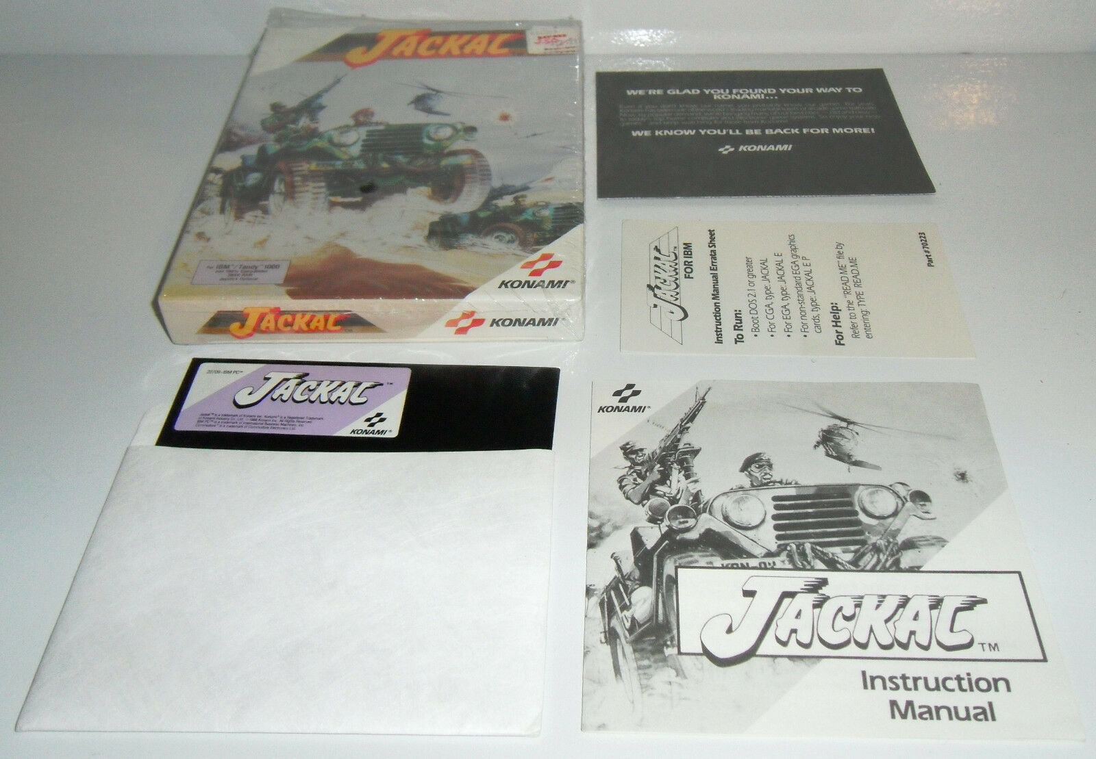 Rare Commodore 64 games Iron Horse and Jackal
