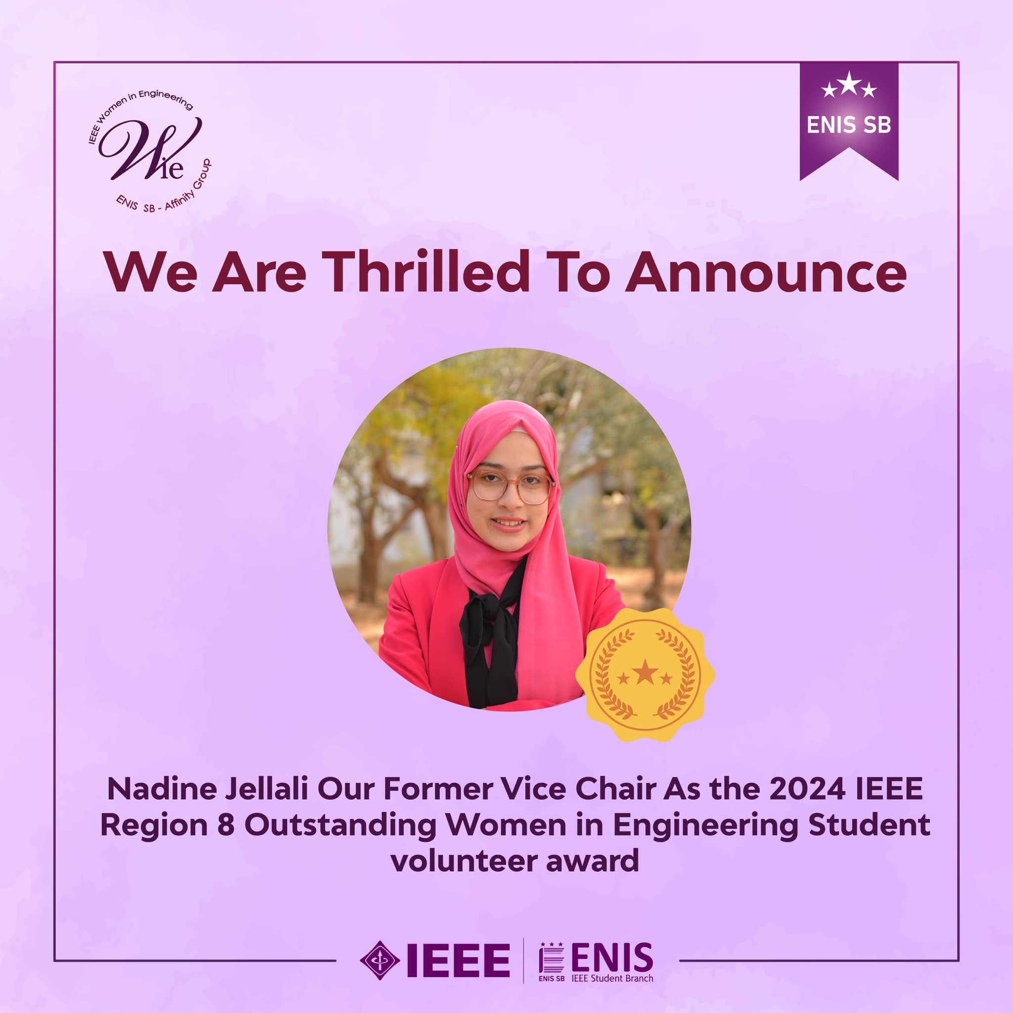 🎉 Congratulations... - IEEE WIE ENIS Student Affinity Group | Facebook