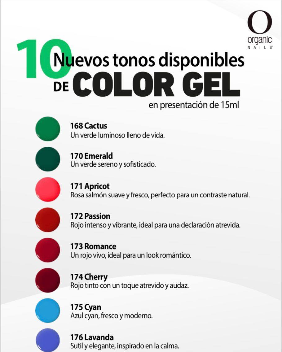 Organic - ¡Llegaron los nuevos tonos del Color Gel! 💅 En CCO Pachuca ya ...