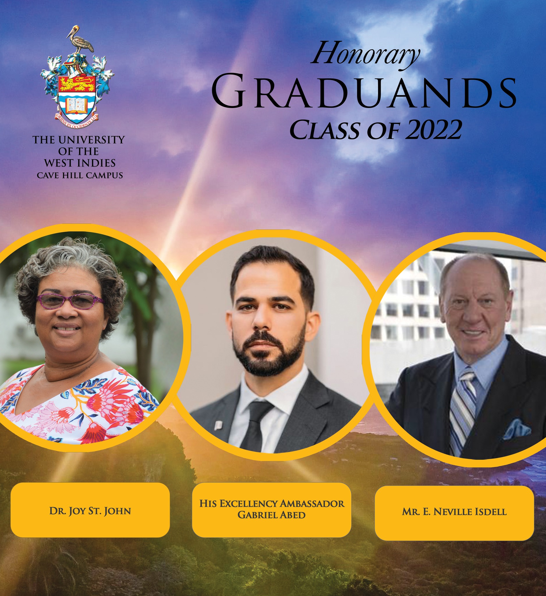The University - The UWI will confer three honorary degrees at the ...