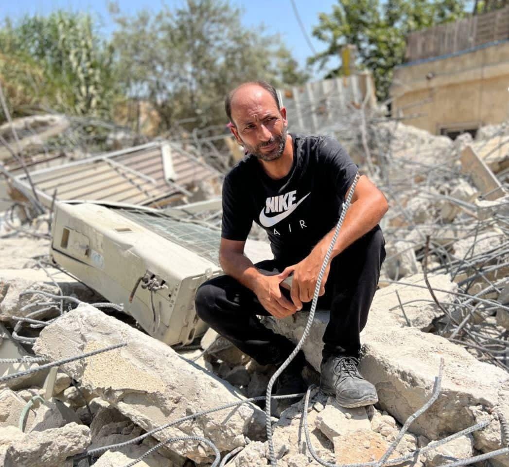 Olive Palestine - Palestinan Hazem Abu Sneineh sits on the... | Facebook