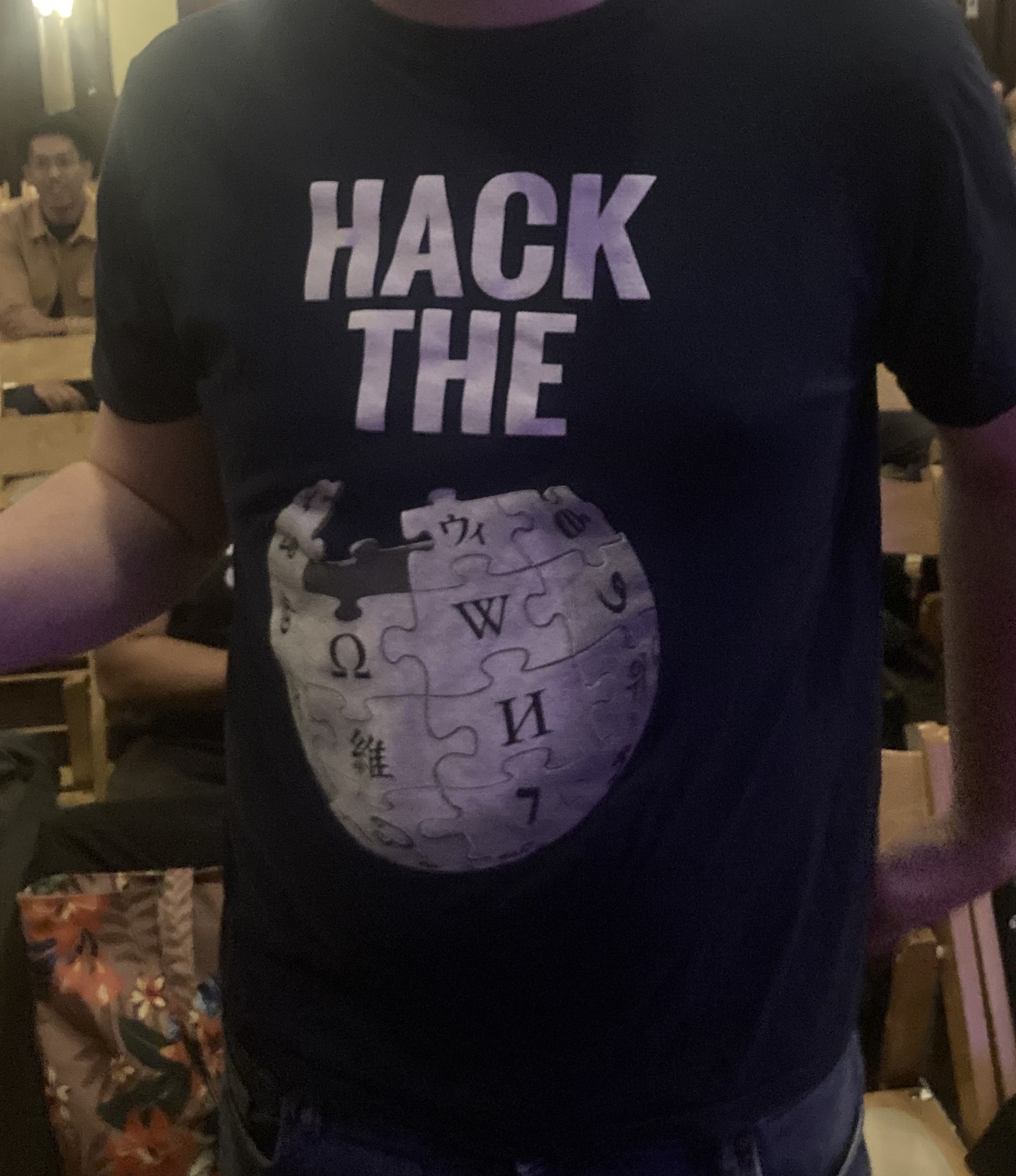 Any cool, old-school Wikipedia shirts or merch?