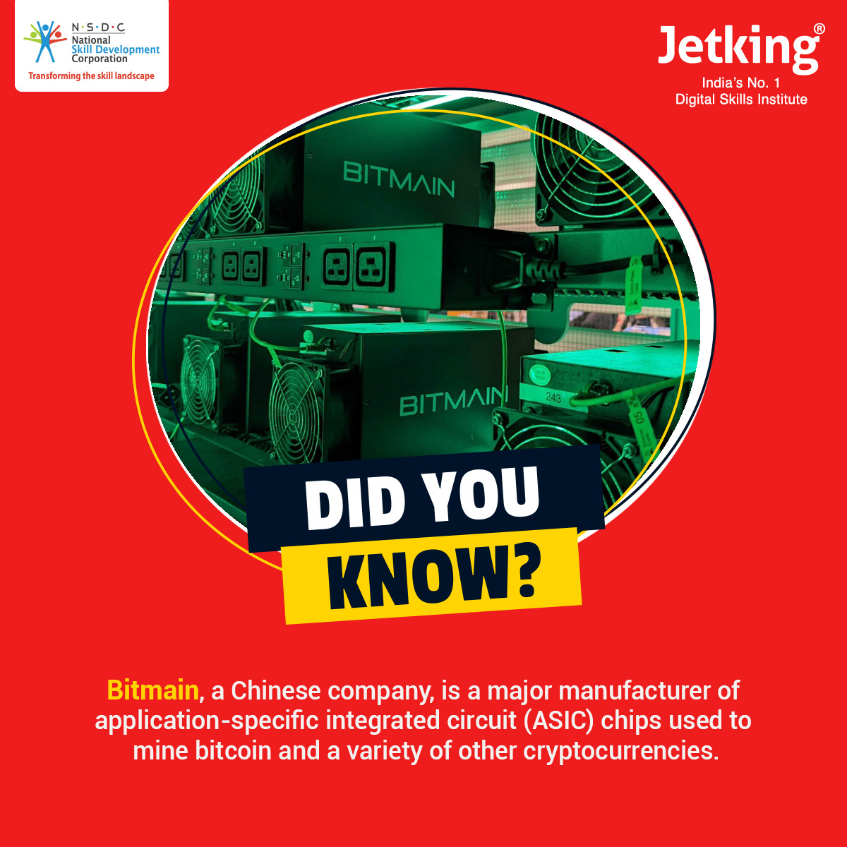 Jetking - #DidYouKnow that Bitmain operates BTC.com and... | Facebook