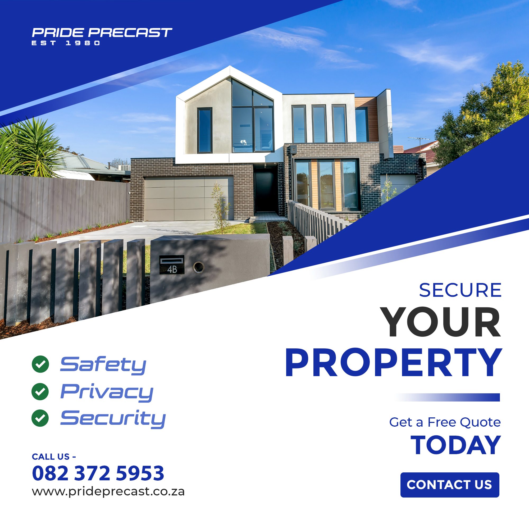 Pride Precast - Securing your property is of utmost... | Facebook