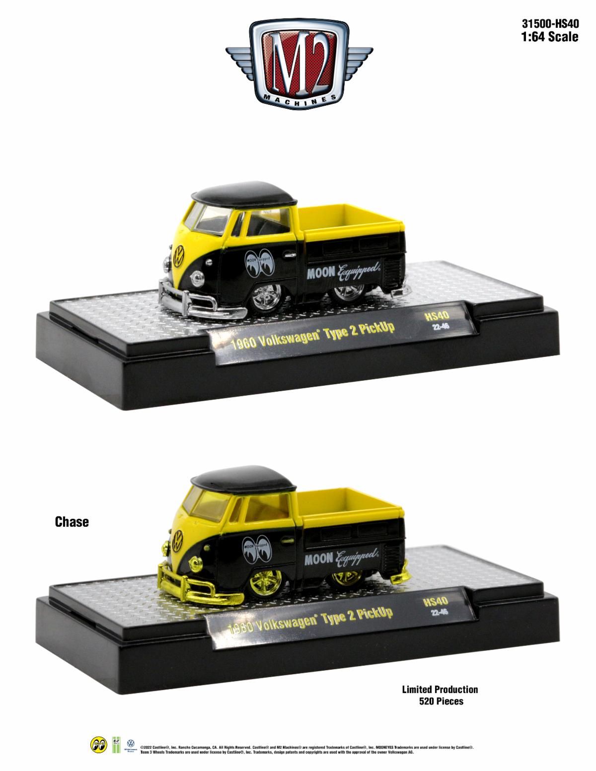M2 Machines 1960 Volkswagen single cab custom truck