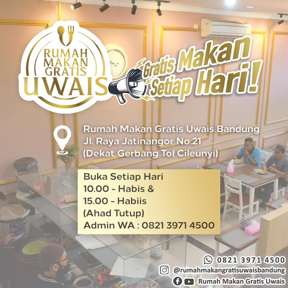 Rumah Makan Gratis Uwais Bandung