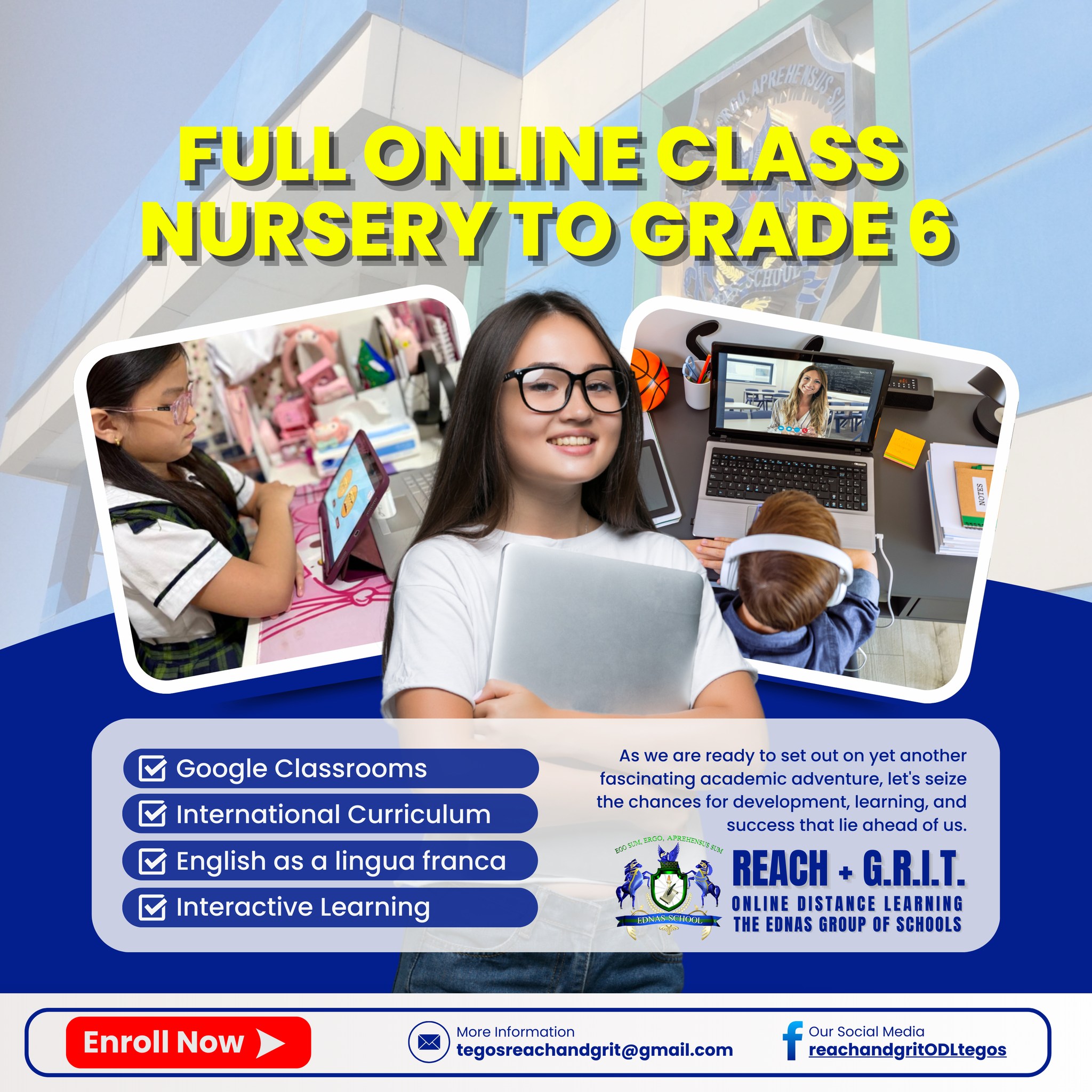 REACH - Admission for the ONLINE DISTANCE LEARNING school year 2025 ...