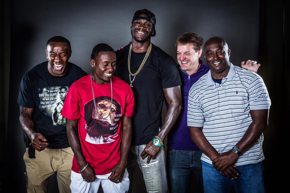 Deontay Wilder Squad Bombzquad Facebook Filmed today #furycheated #twice #cantkillaking #bombzquad. facebook