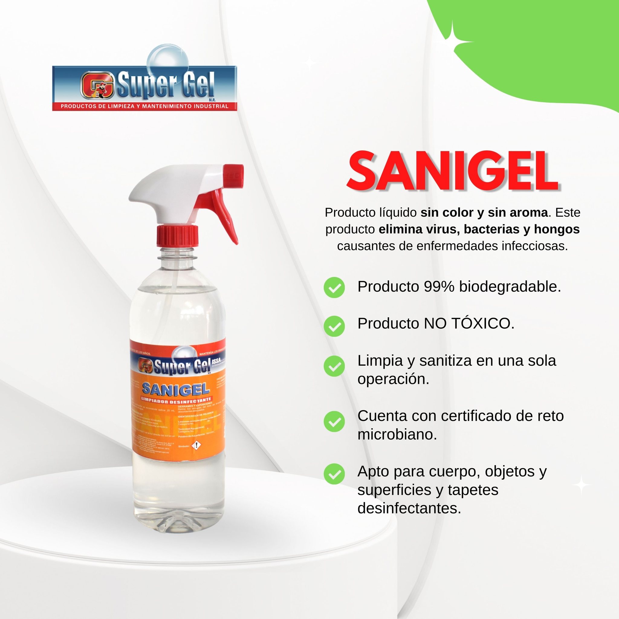 Supergel - Ya conoces #sanigel? Este producto elimina... | Facebook