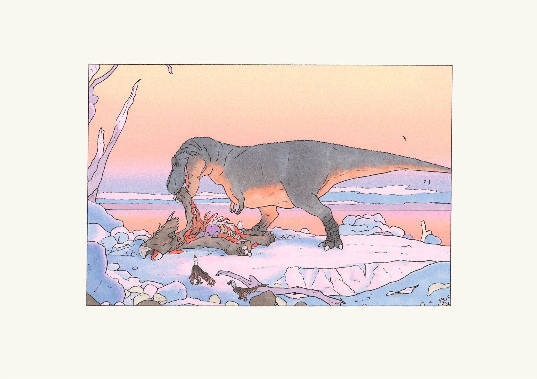 Redesigned Planet of Dinosaurs T-Rex concept art