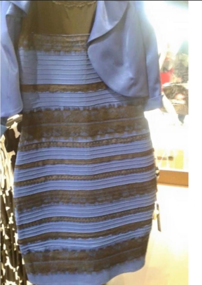 blue vs gold dress The Color Debate: Black and or White and christmas night out