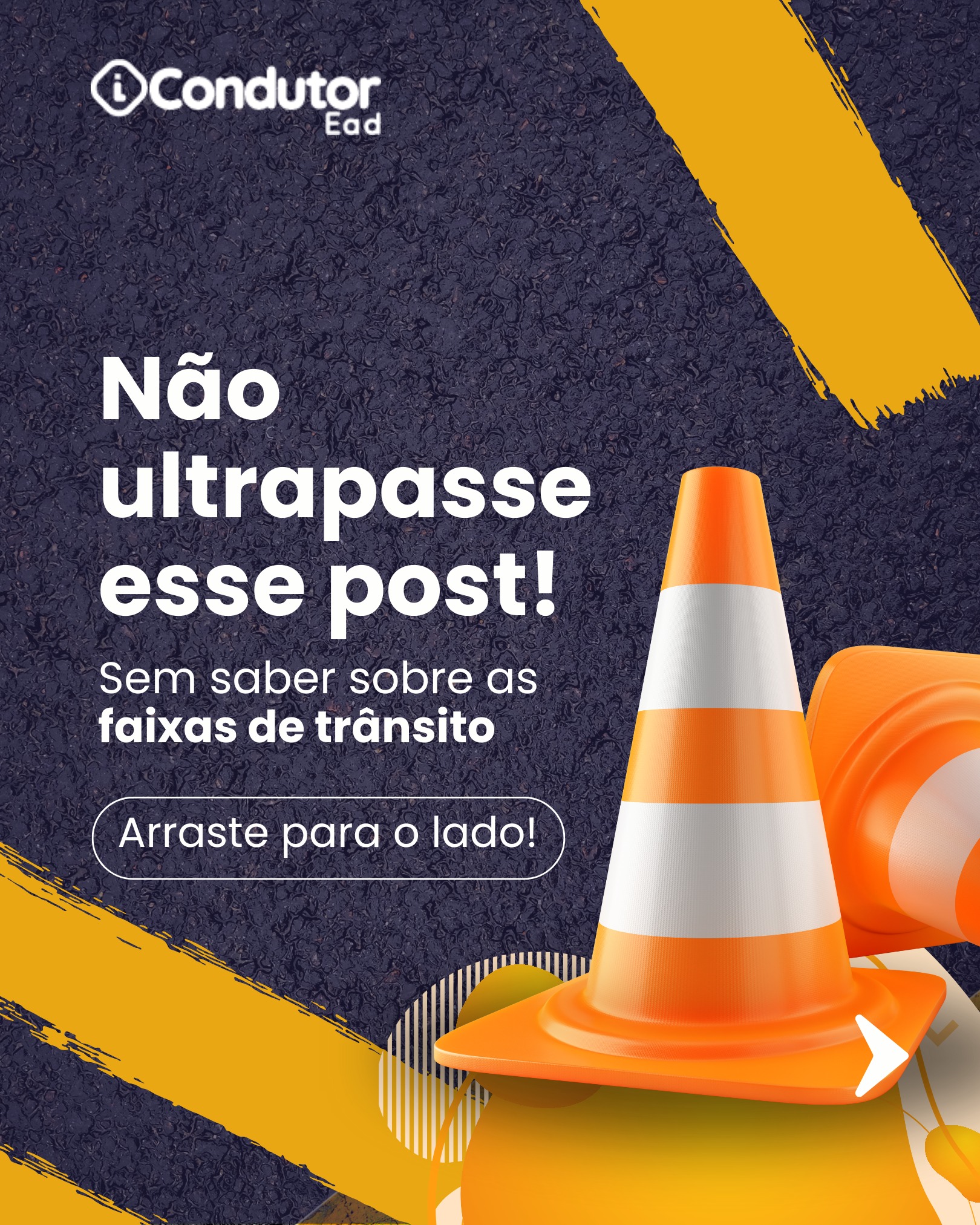 ICondutor - 🚗💨 Conhecer o significado das faixas de... | Facebook