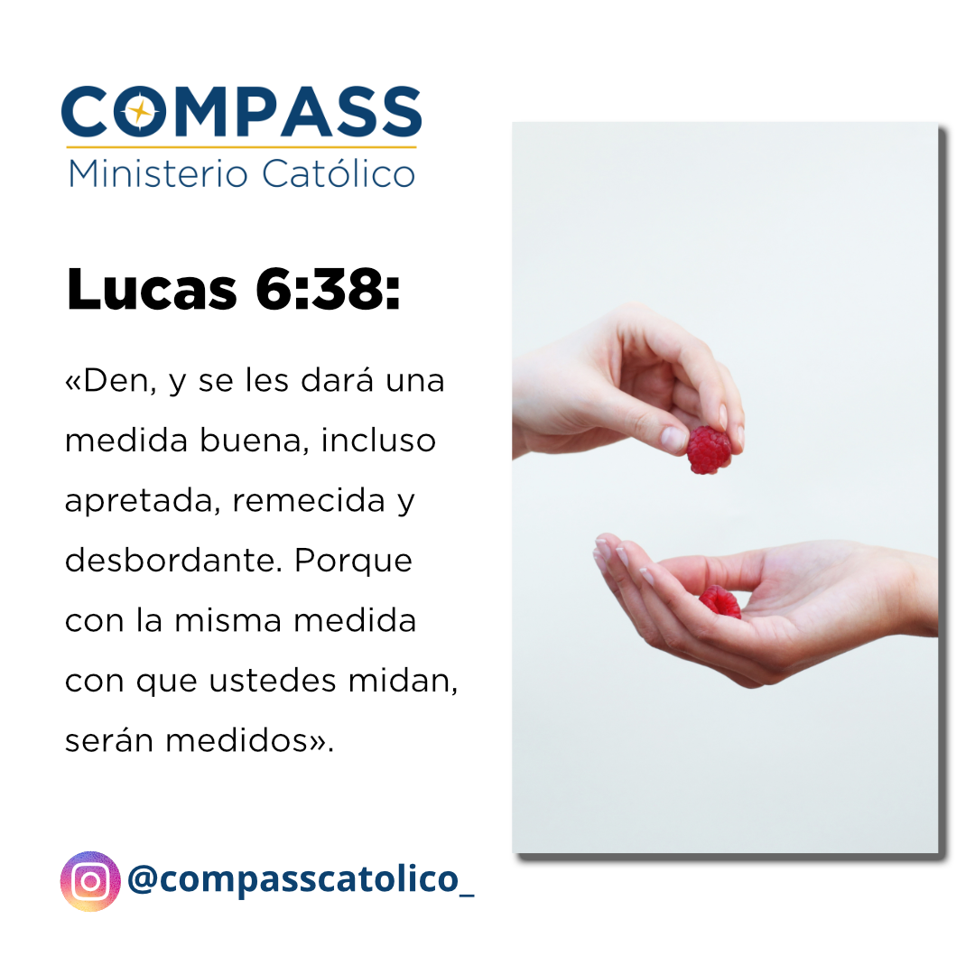 La generosidad es algo que... - Compass Ministerio Católico