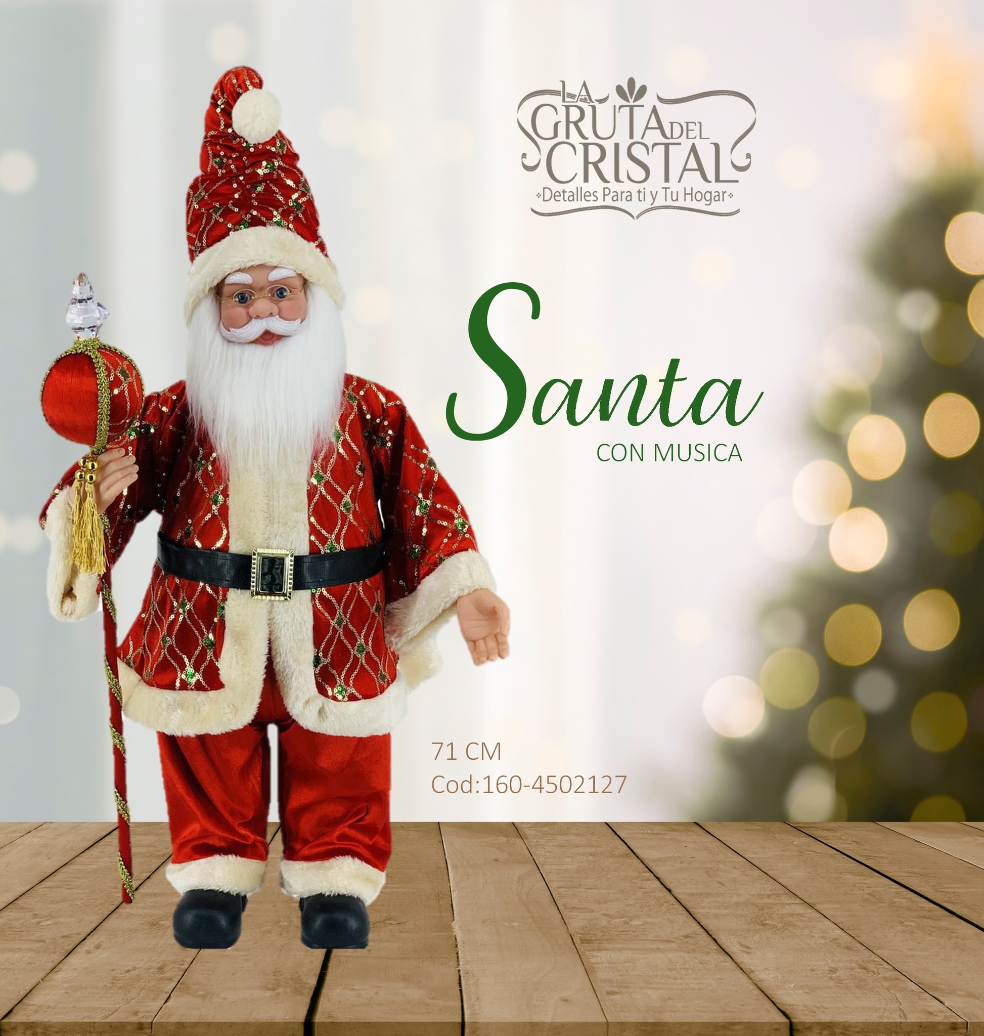 Papá Noel Sosteniendo Un Perro En Navidad | Vector Premium