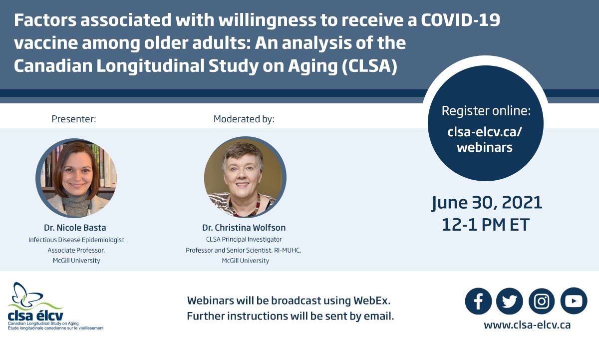 📅 On June... - Canadian Longitudinal Study on Aging (CLSA) | Facebook