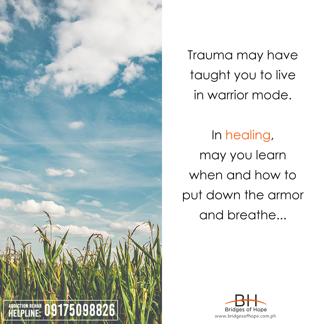 May you heal from the trauma and battles you don't speak about. But ...