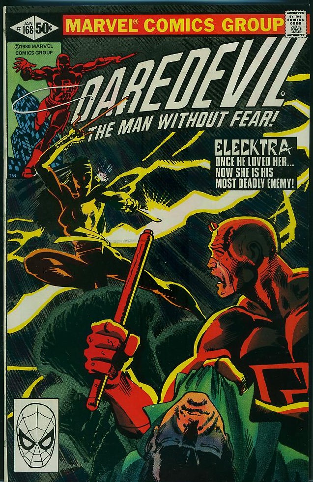 DAREDEVIL # 181 (1982). Death of Elektra written and art by Frank